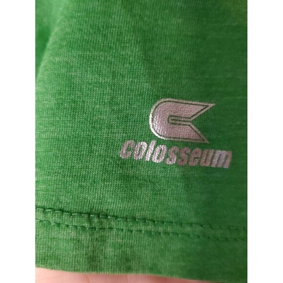 Notre Dame Women's Green V-Neck T-Shirt March On To Victory Rally L - Picture 5 of 7